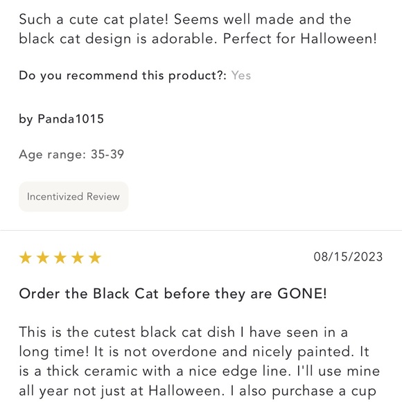 Francesca Kay Halloween Desert Plate - Picture 6 of 8